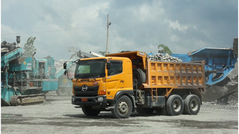 transporte de material pétreo